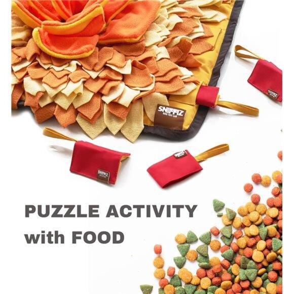 Snuffle Mat for Dogs-Enrichment Hide & Seek Treat Toys(Large Nosework Sniff Mat) - Picture 2 of 7